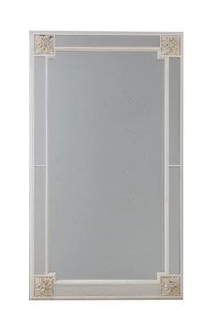 Gampel-Stoll Neoclassical Mirrored Console Table W/ Matching Mirror