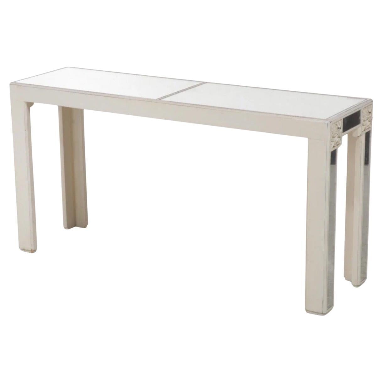 Gampel-Stoll Neoclassical Revival Mirrored Console Table