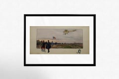 Cartel original de 1911 "Biplace de l'armée Française" de Gamy