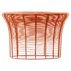 GAN Table haute Aram en rouge et orange par Nendo