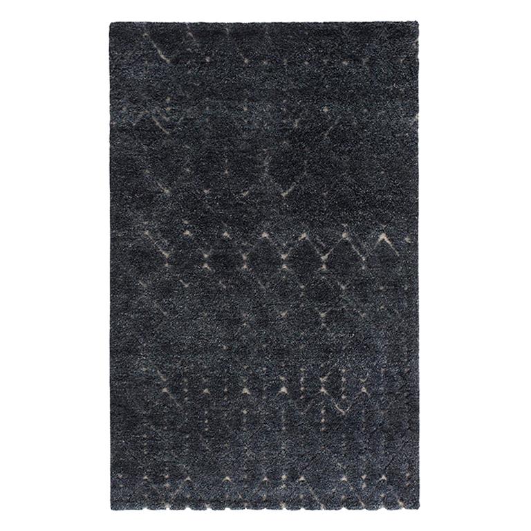 For Sale:  (Gray) GAN Bereber Hand Knotted Wool Rug