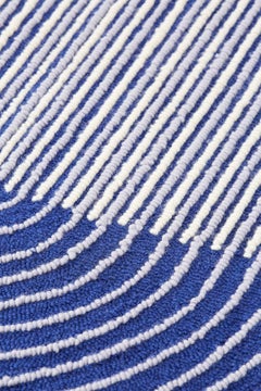 GAN Hand Tufted Ply Rug in Blue by MUT Design