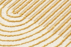 GAN Hand Tufted Ply Rug in Yellow by MUT Design