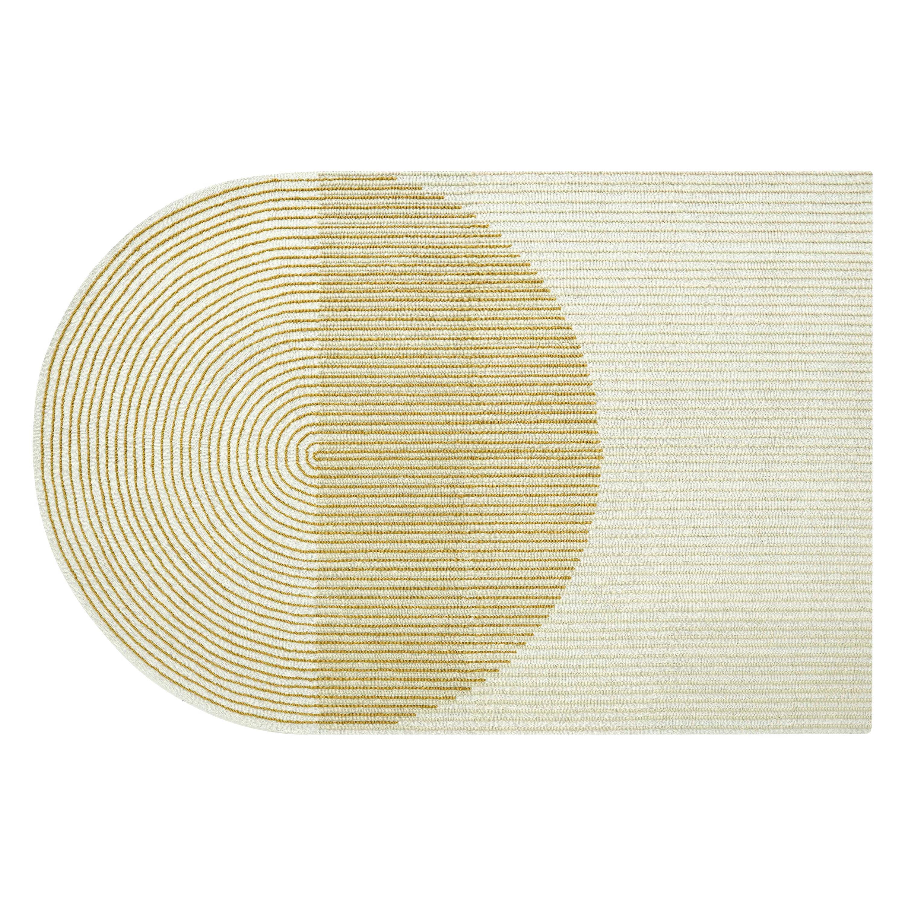 GAN Hand Tufted Ply Rug in Yellow by MUT Design