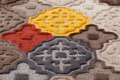 GAN Hidra Large Wool Rug in Multi-Color by Jose A. Gandía and Blasco
