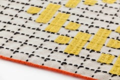 GAN Spaces Bandas Chaise Longue in C Yellow with Wood Frame by Patricia Urquiola