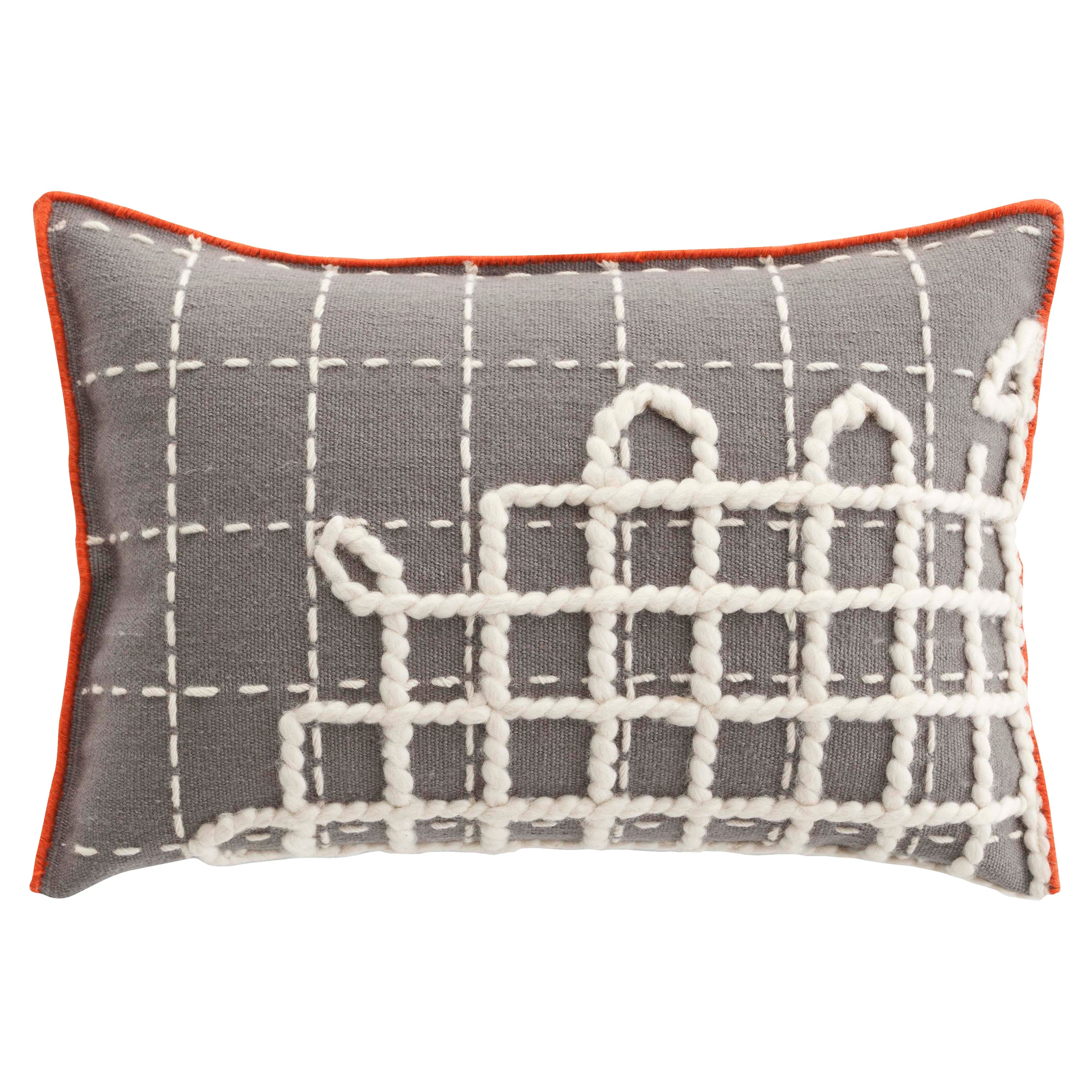 GAN Spaces Bandas Cushion in A Grey by Patricia Urquiola For Sale
