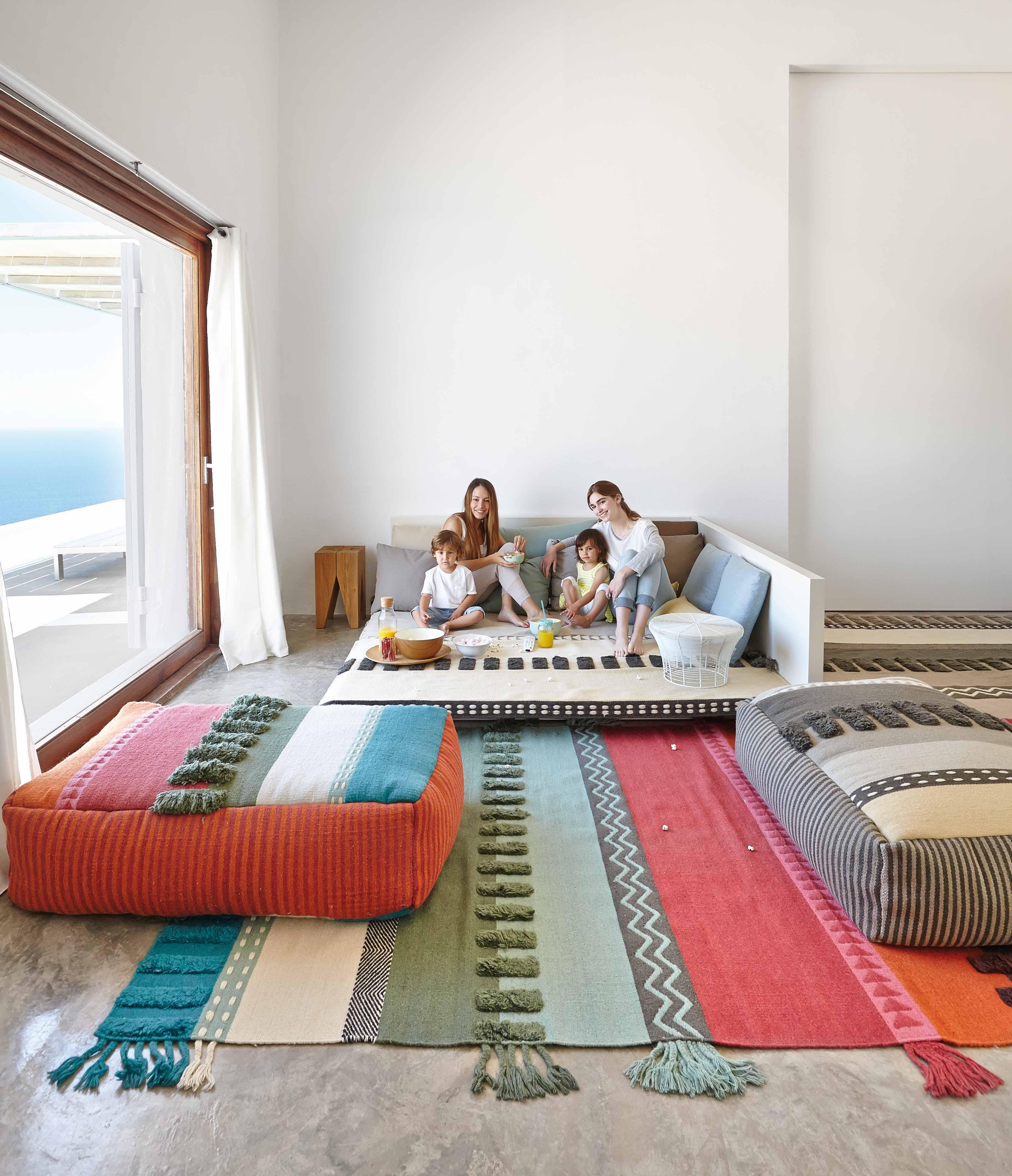 Gan Spaces Glaoui Tumbuctu Großer Teppich in Farben von Sandra Figuerola (Indisch) im Angebot