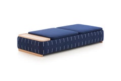 Gan Spaces Lan Large Module avec cadre en bois d'Oak et mousse en Indigo par Neri&Hu