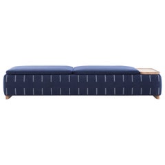 Gan Spaces Lan Large Module avec cadre en bois d'Oak et mousse en Indigo par Neri&Hu