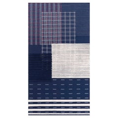 GAN Spaces Lan Medium Teppich in Indigo von Neri&Hu