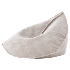 GAN Spaces Sail Pouf in Taupe by Héctor Serrano
