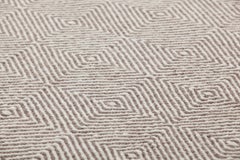 GAN Spaces Sail Small Rug in Taupe by Héctor Serrano