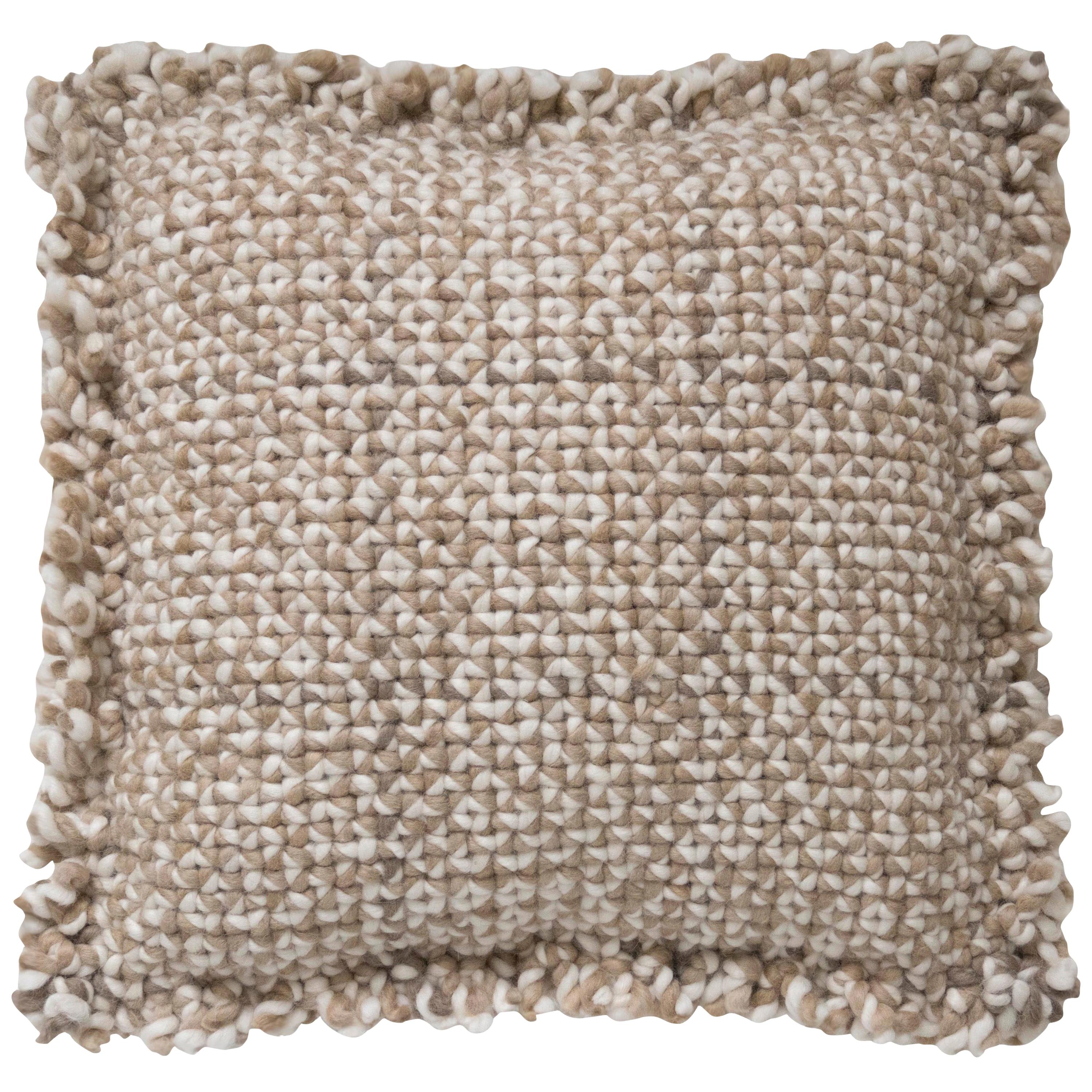 (Brown) GAN Waan Pillow in Wool