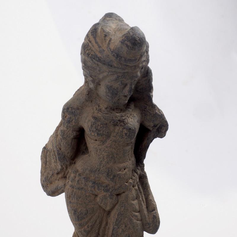 Hand-Carved Gandhara Female Deity, 2nd-3rd Century