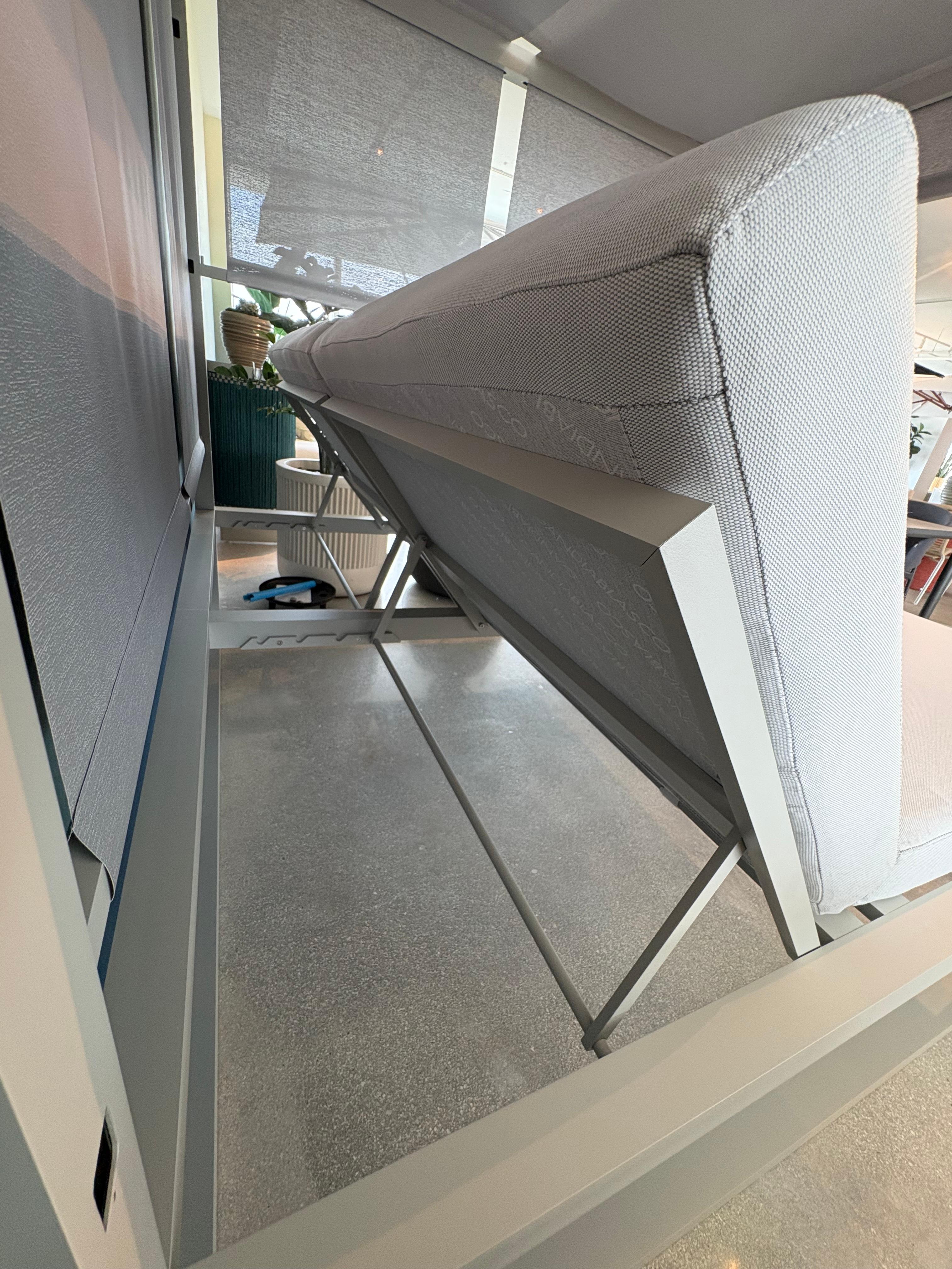 Aluminum Gandia Blasco Elevated Reclining Daybed For Sale