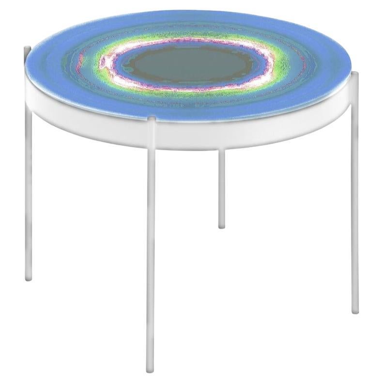 Gandia Blasco Iris Round Coffee Table - Cold Ibiza Sunset