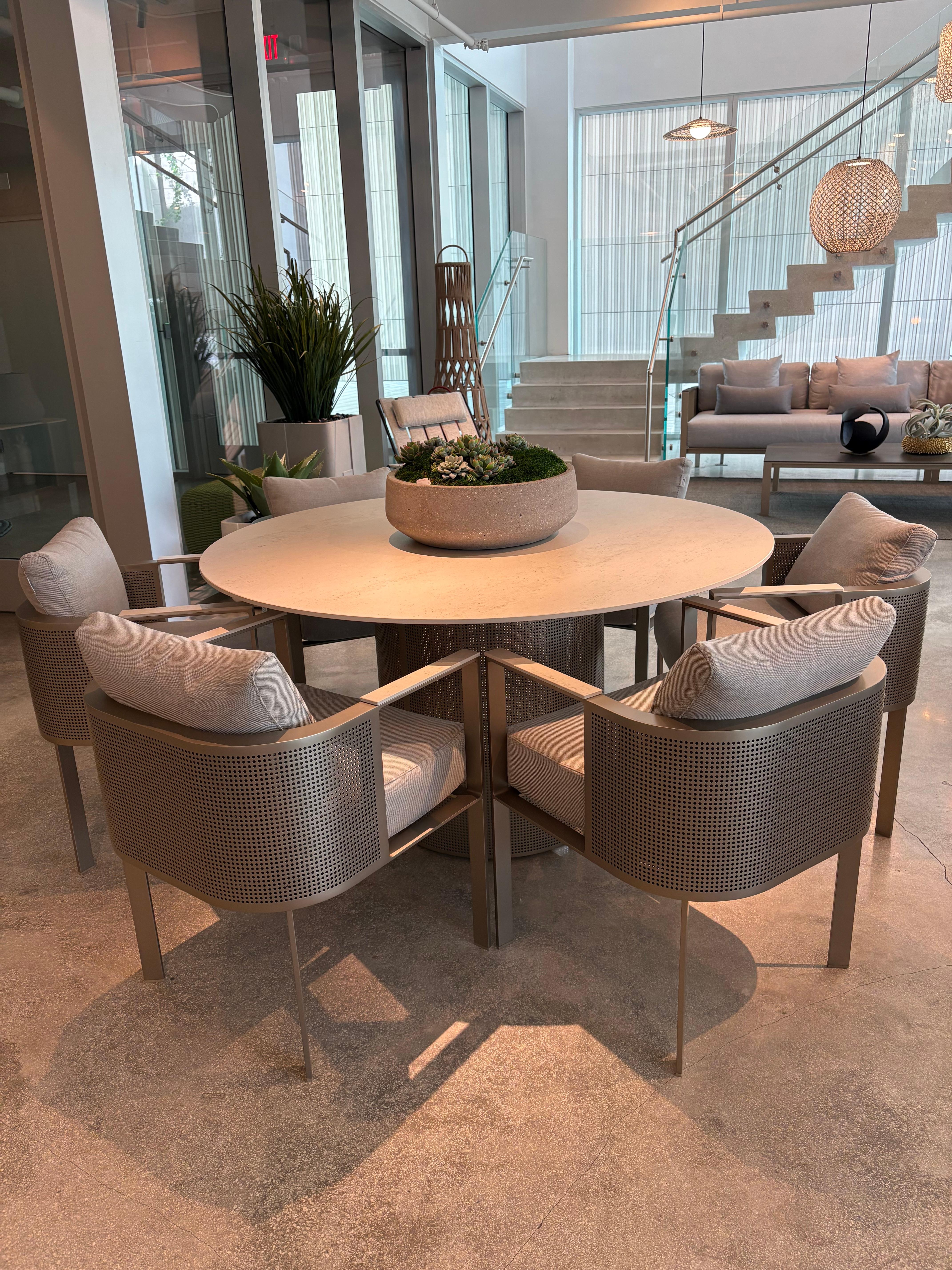 Ensemble de salle à manger d'extérieur Solanas par Daniel Germani pour Gandía Blasco

Table : 55