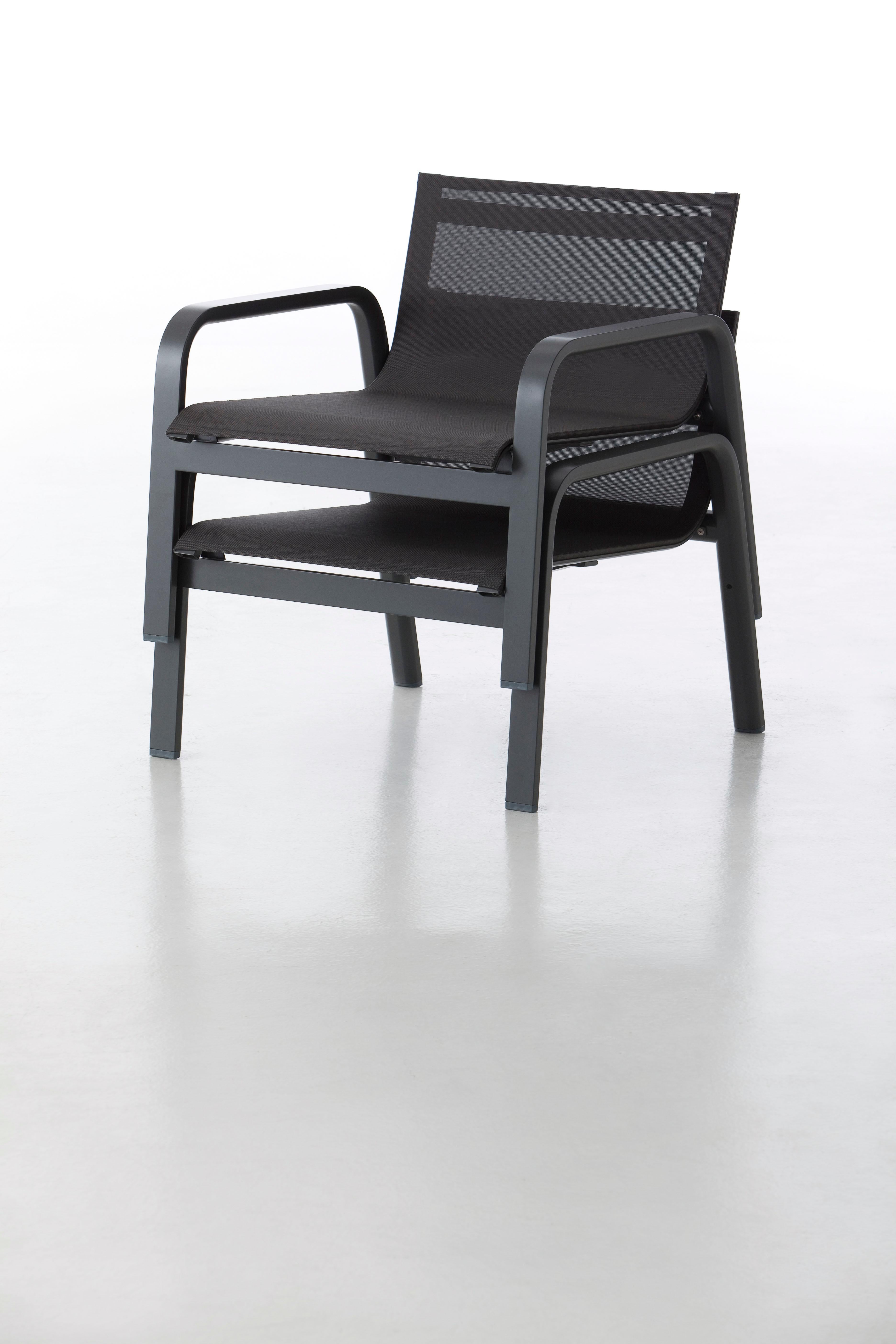 Modern Gandia Blasco Stack Lounge Chair in Aluminum by Borja Garcia For Sale