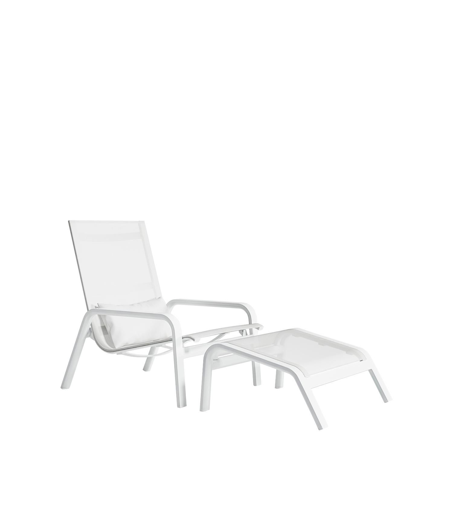 Modern Gandia Blasco Stack Ottoman for High Back Lounge Chair by Borja Garcia For Sale