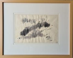 Untitled, Pen & Ink on Nepali Paper by Modern Indian Artist “In Stock”