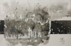 Untitled, Gouache on Handmade Paper by Modern Artist Ganesh Haloi “In Stock”