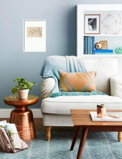 Sans titre, stylo et encre sur papier de l'artiste indien moderne Ganesh Haloi, en stock