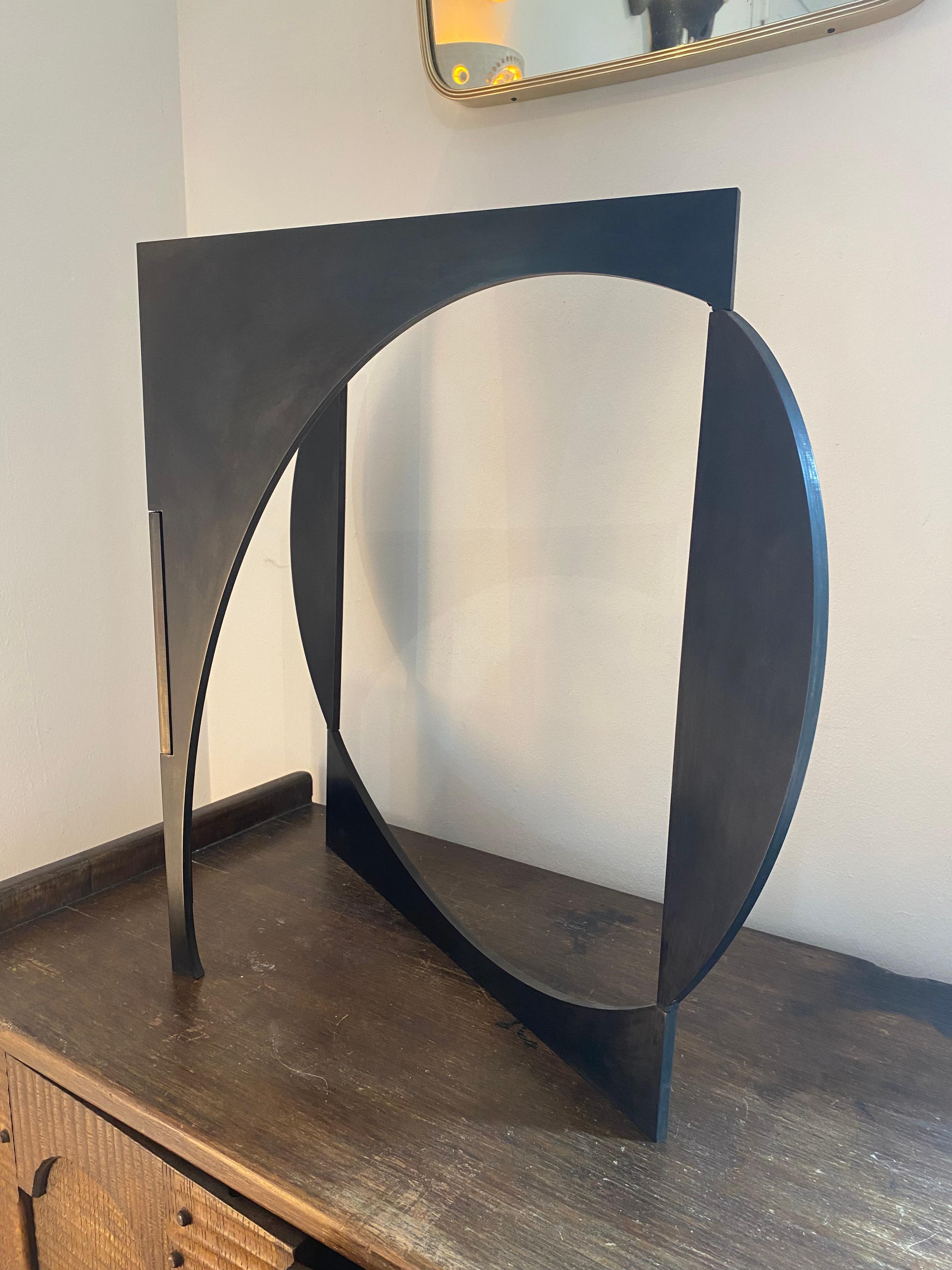 Sebastien Kito ‘Ganesh 45’, Steel gunmetal patina, artist's copy I/IV from 2009, height 45 cm. A certificate of authenticity signed by the artist will be issued 

Born in 1963, Sébastien Kito is a French sculptor who lives and works in Paris. He has