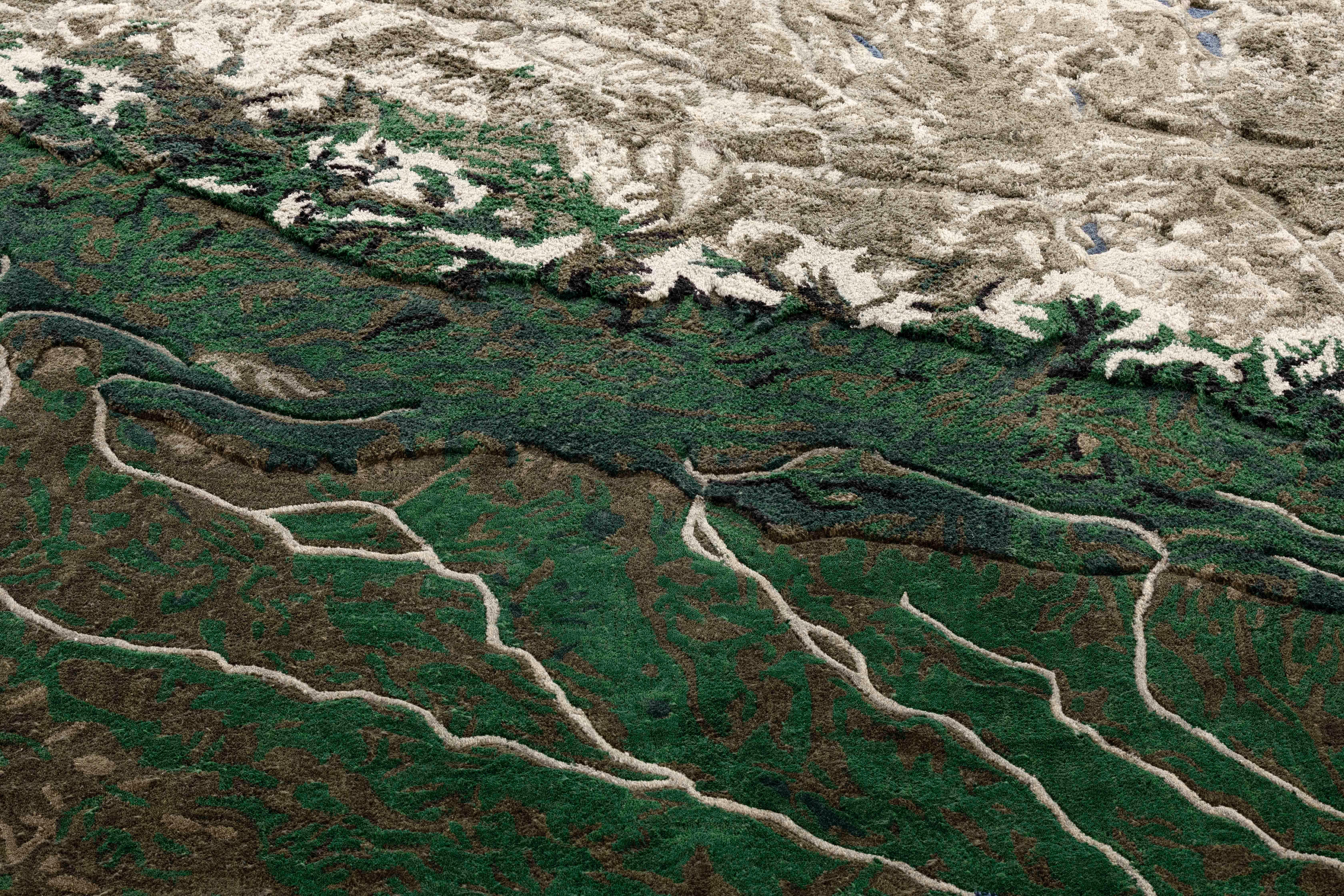 Spagnolo Tappeto Ganges Plastic Rivers di Gandia Blasco in vendita