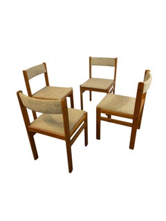 Gangso Mobler Danish Mid-Century Modern Teak 4 Seater dining Table and Chairs