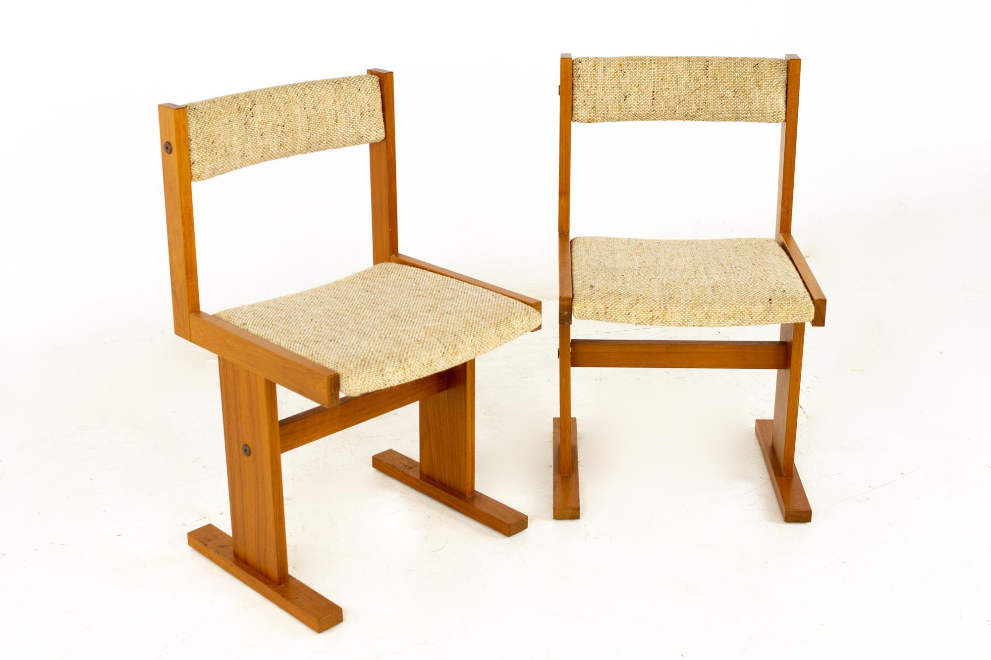 Danish Gangso Mobler Mid Century Teak Dining Chairs, Set of 6