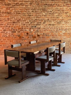 Gangso Mobler Rosewood Dining Table and Six Chairs Poul H. Poulsen Denmark