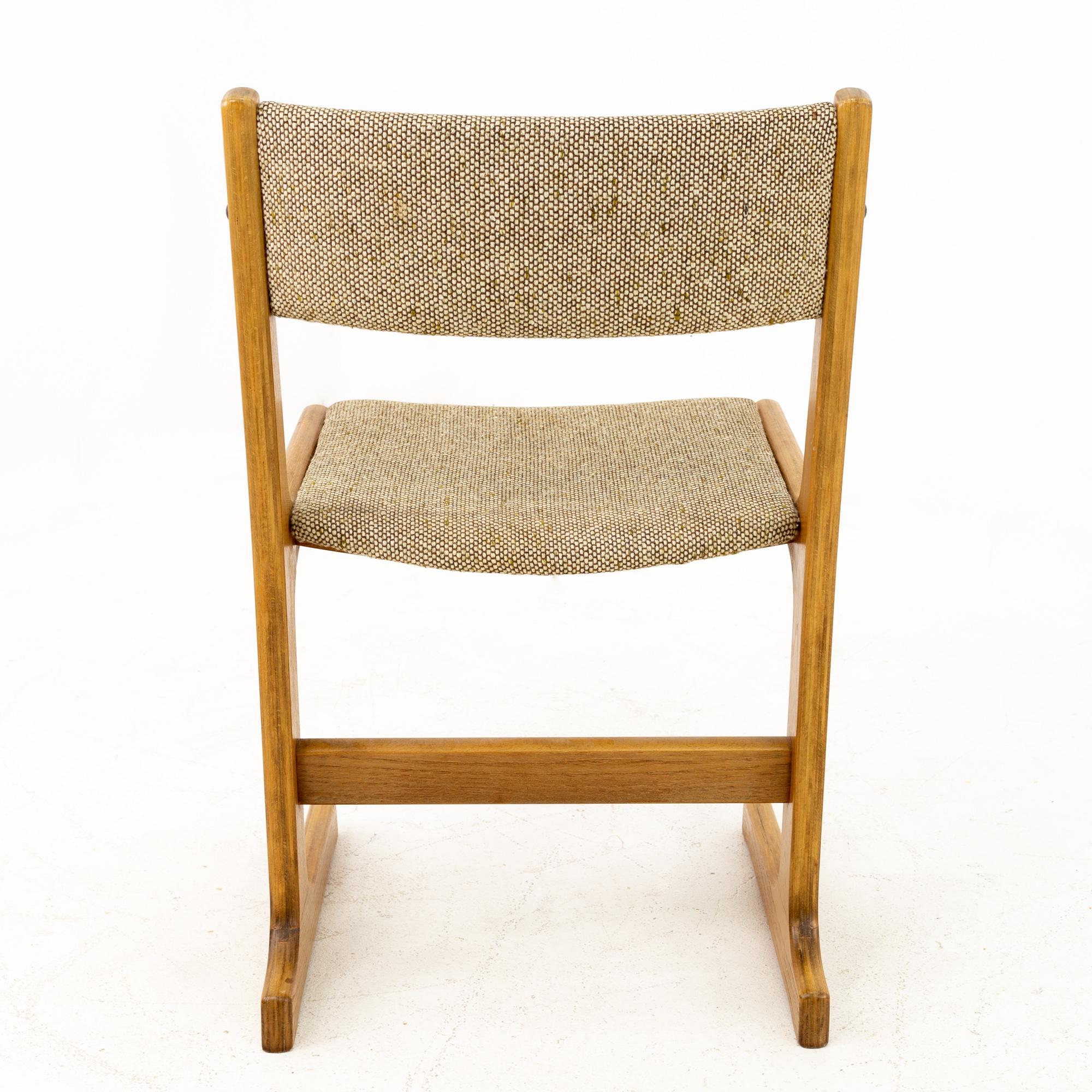 Gangso Mobler Style Mid Century Teak Dining Chairs, Set of 4 For Sale 2