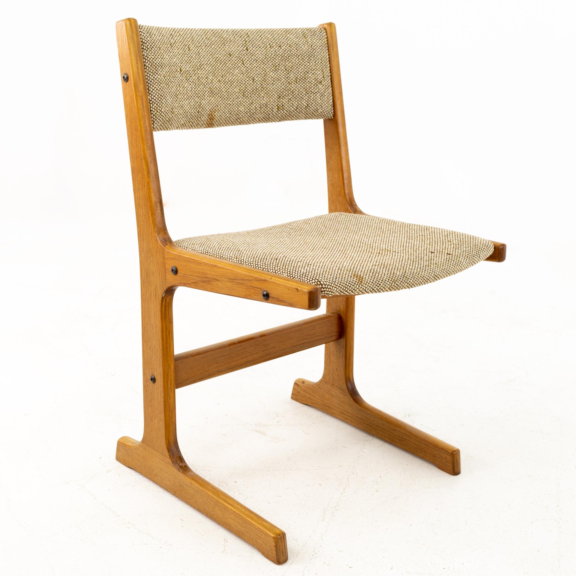 Danish Gangso Mobler Style Mid Century Teak Dining Chairs, Set of 4 For Sale