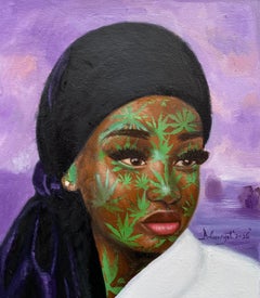 Aishat - 21. Jahrhundert, Zeitgenössisch, Figurativ, Porträt, Afrikanische Frauen