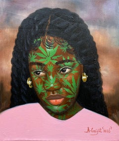 Awelewa - 21. Jahrhundert, Zeitgenössisch, Figurativ, Porträt, Afrikanische Frauen