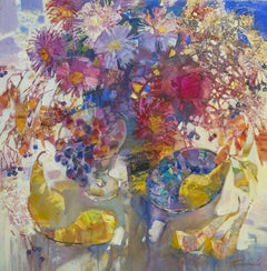 In the garden, Painting, Oil on Canvas