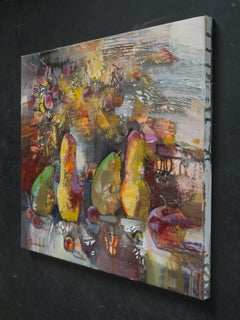 Pears - apples. First glance, Painting, Acrylic on Canvas