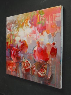 Pomegranate Boom, Painting, Acrylic on Canvas