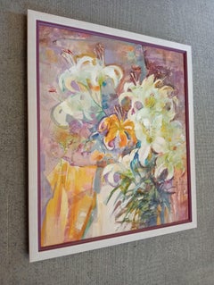Summer bouquet, Painting, Acrylic on Canvas