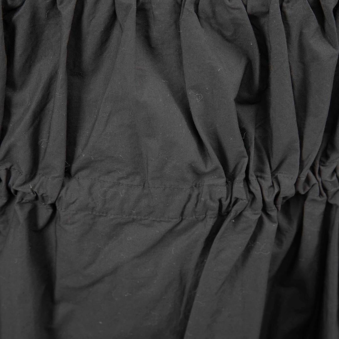 Ganni Black Maxi Sleeveless Square Neck Dress Size M In New Condition For Sale In London, GB