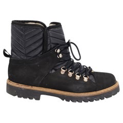 Ganni Edna Ankle Boots in Black Suede