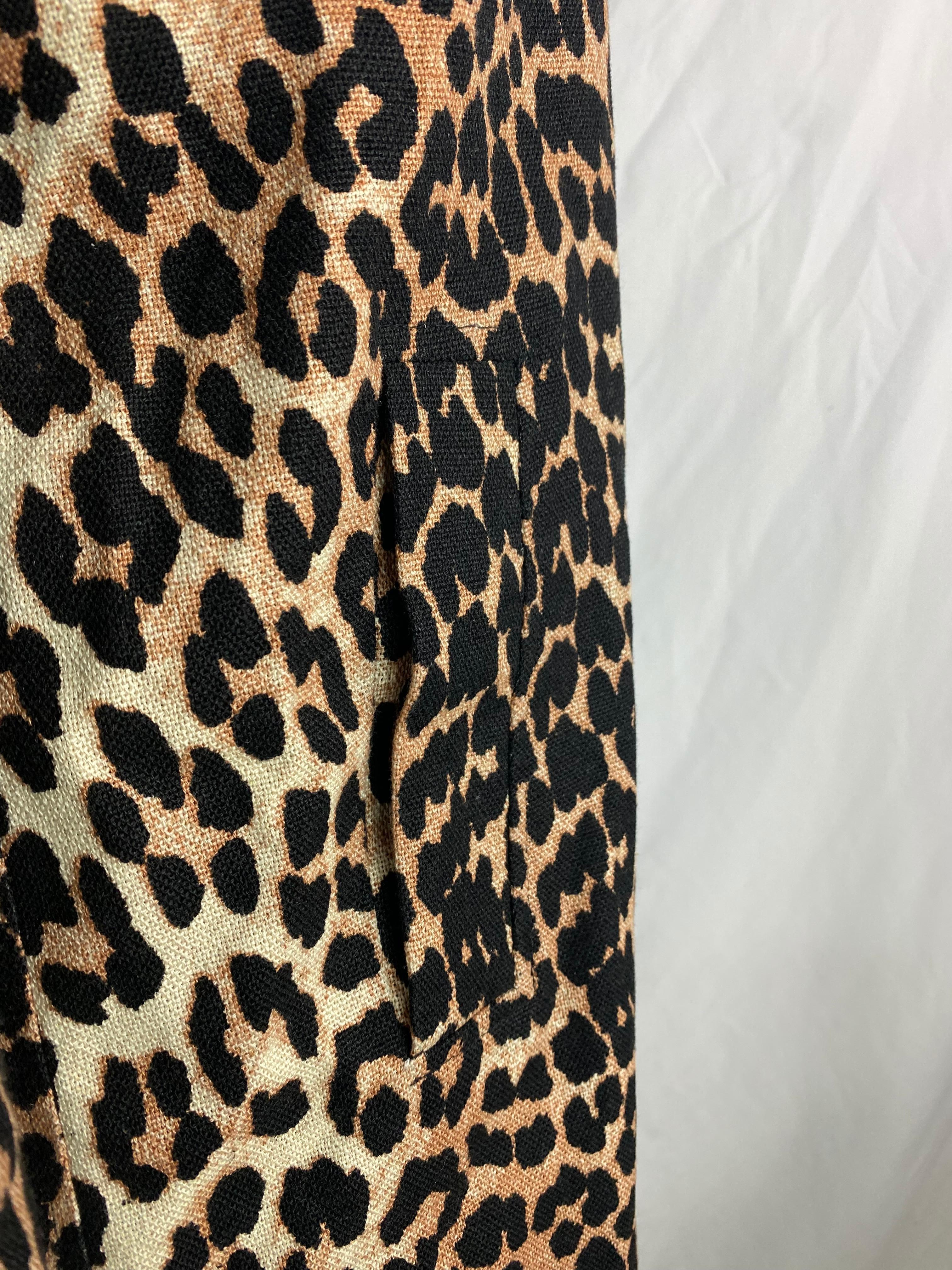 ganni leopard jacket
