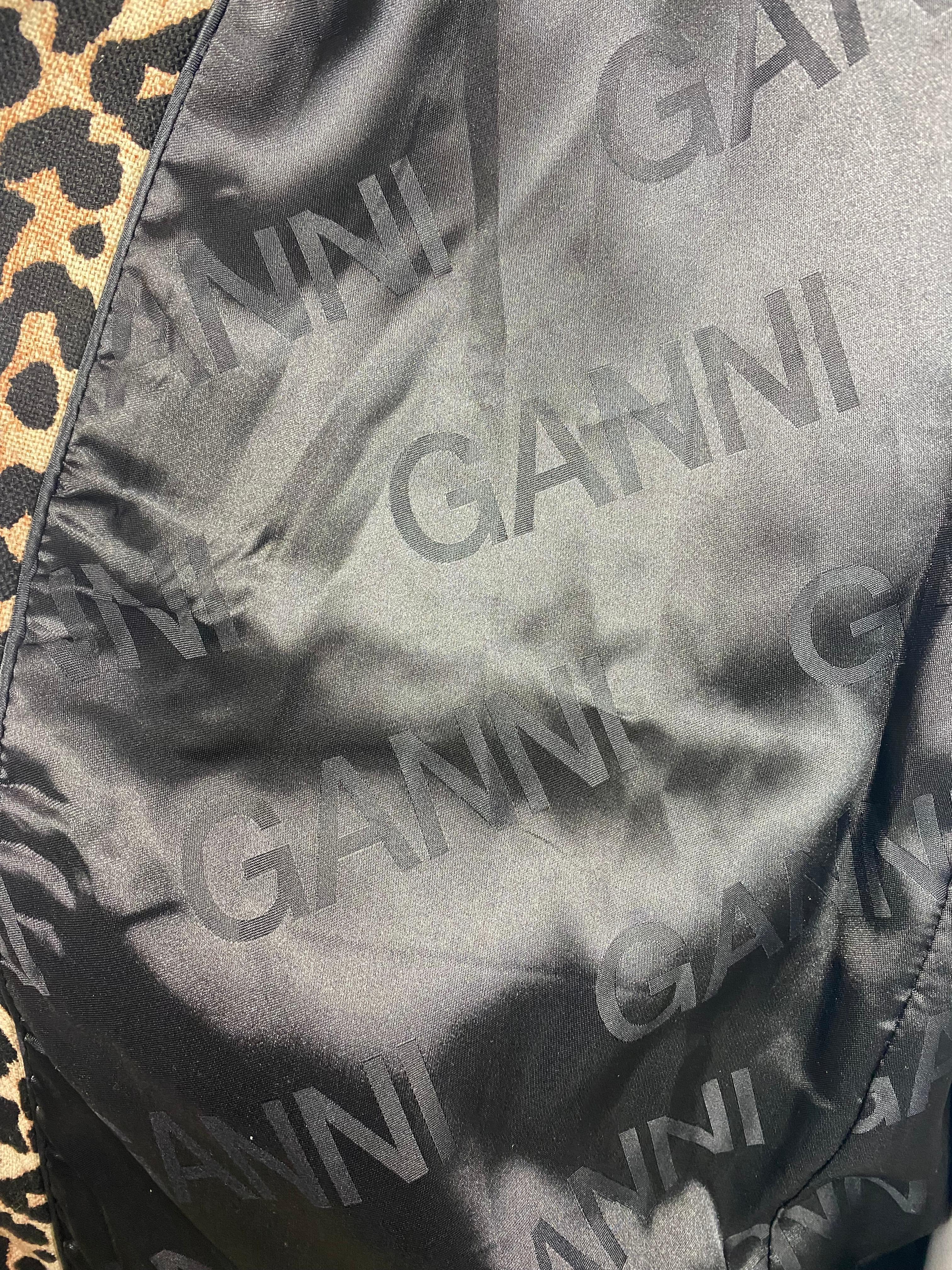 Ganni Leopard Coat Jacket, Size 38 In Excellent Condition In Beverly Hills, CA