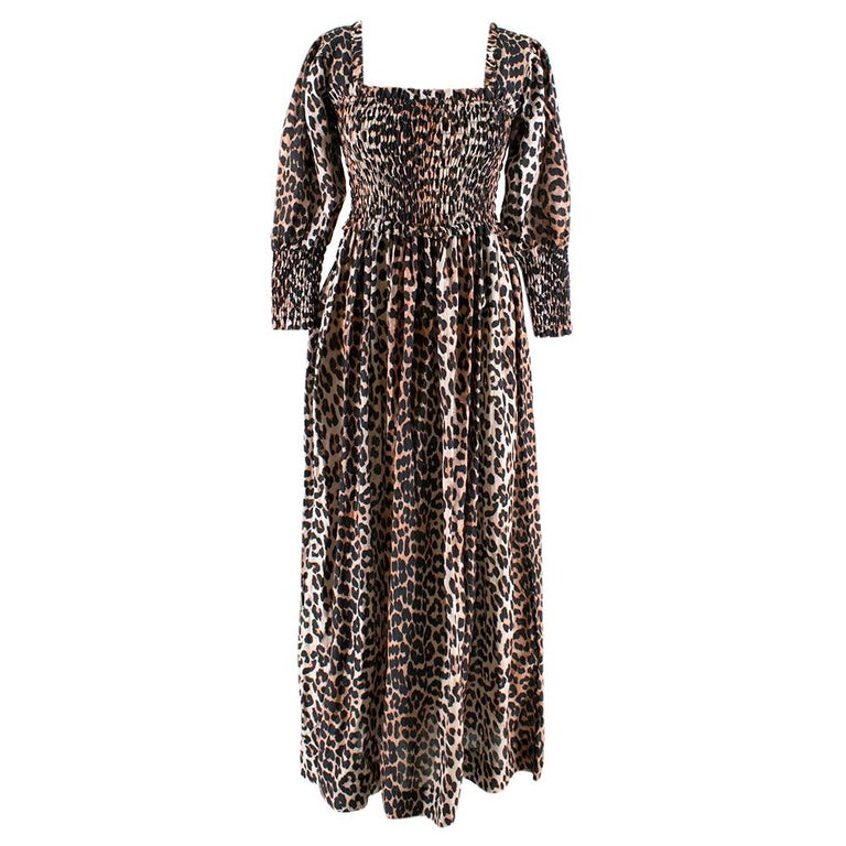 Ganni Leopard Print Silk Dress - New Season SIZE 36 at 1stDibs | ganni  leopard dress, ganni animal print dress, ganni leopard silk dress