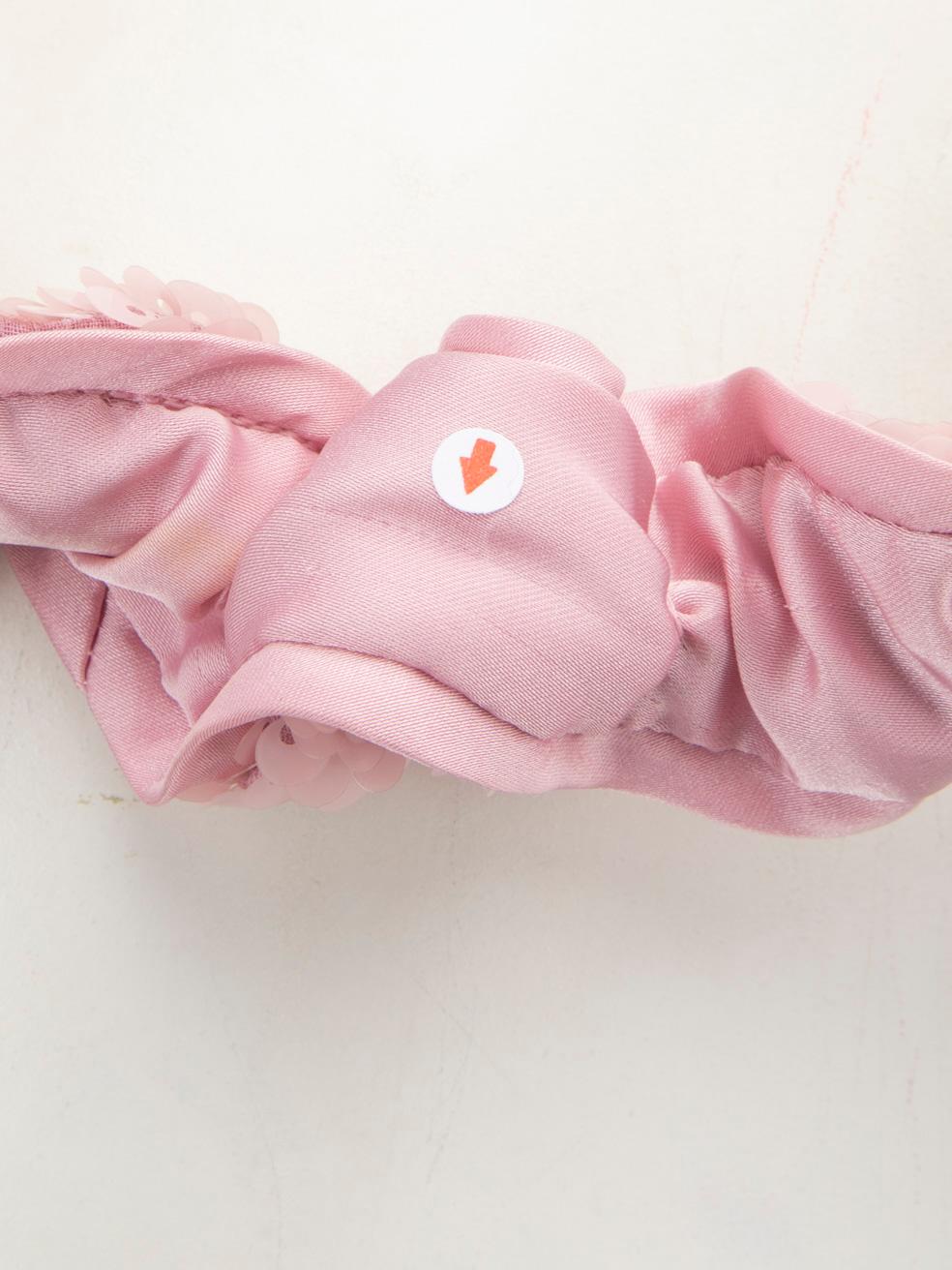 Mini robe à paillettes rose de Ganni Taille XL Excellent état - En vente à London, GB