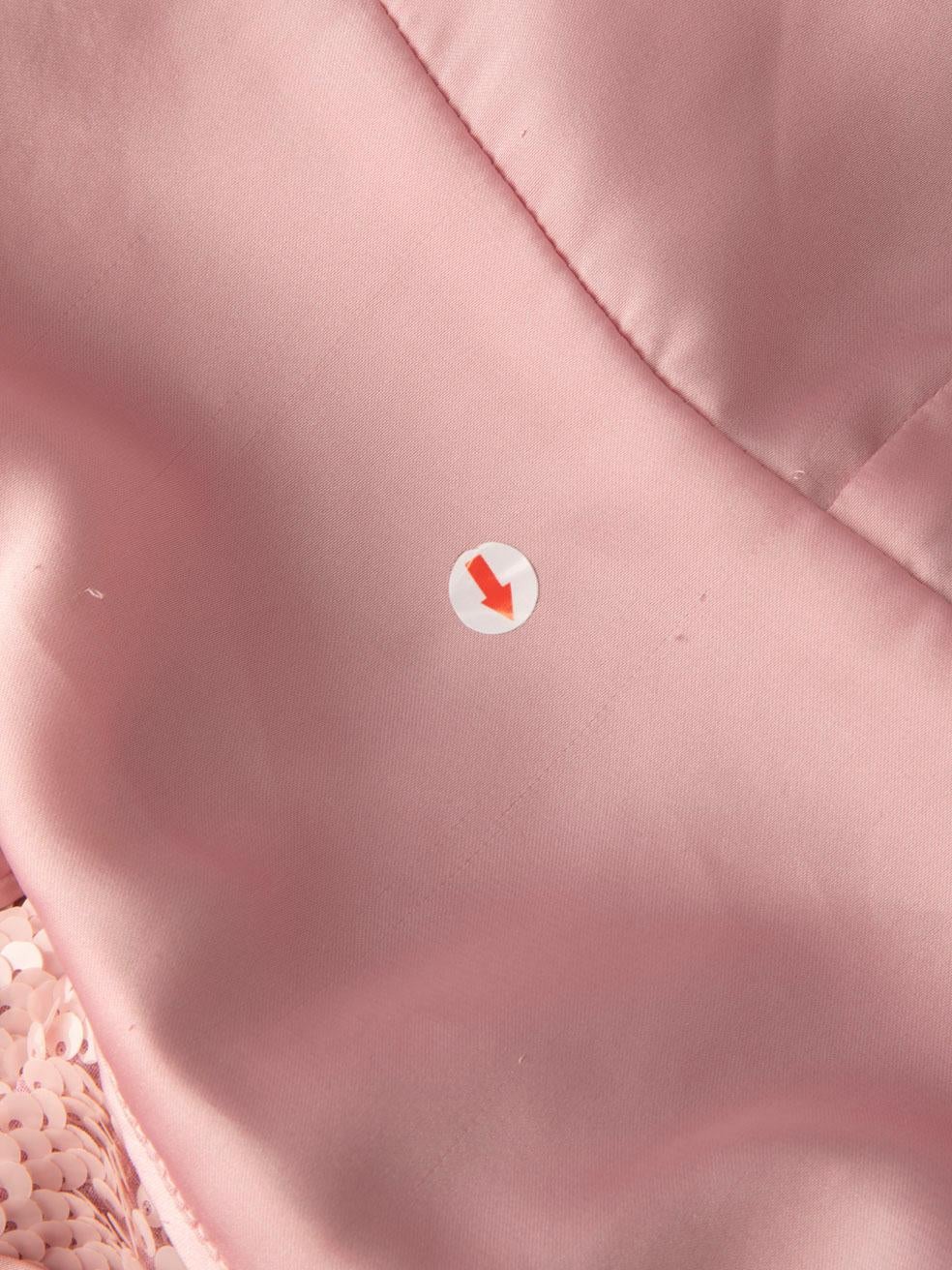 Mini robe à paillettes rose de Ganni Taille XL Pour femmes en vente