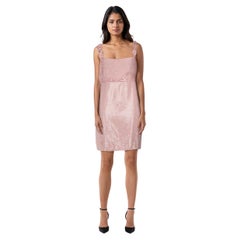 Mini abito di Ganni con paillettes rosa taglia XL