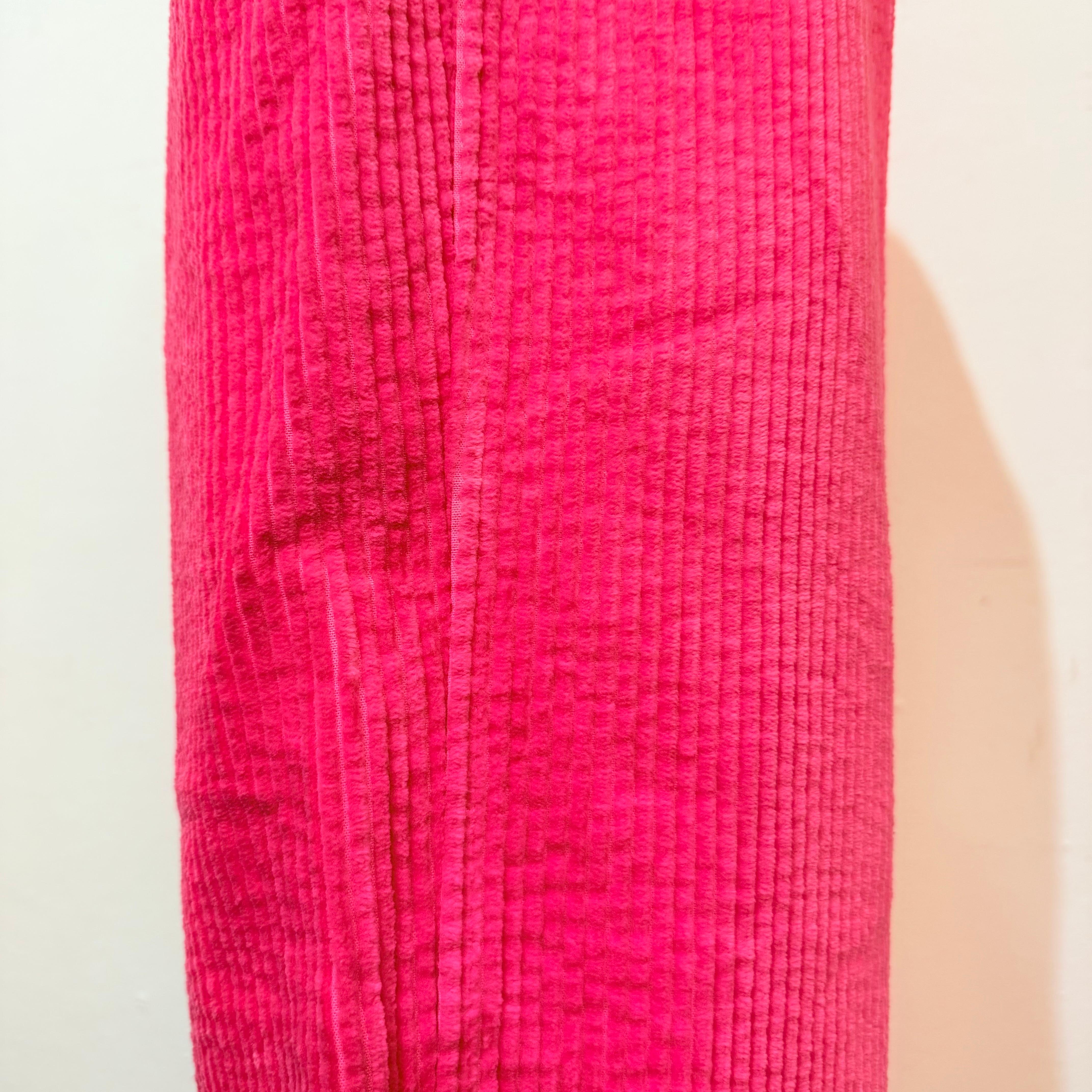Pantaloni in velluto rosa Ganni taglia FR 34 / IT 38 in vendita 3
