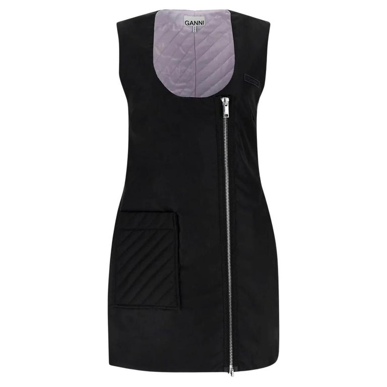 ganni mini dress sale Ganni Jacquard Mini Dress, 38 / Black